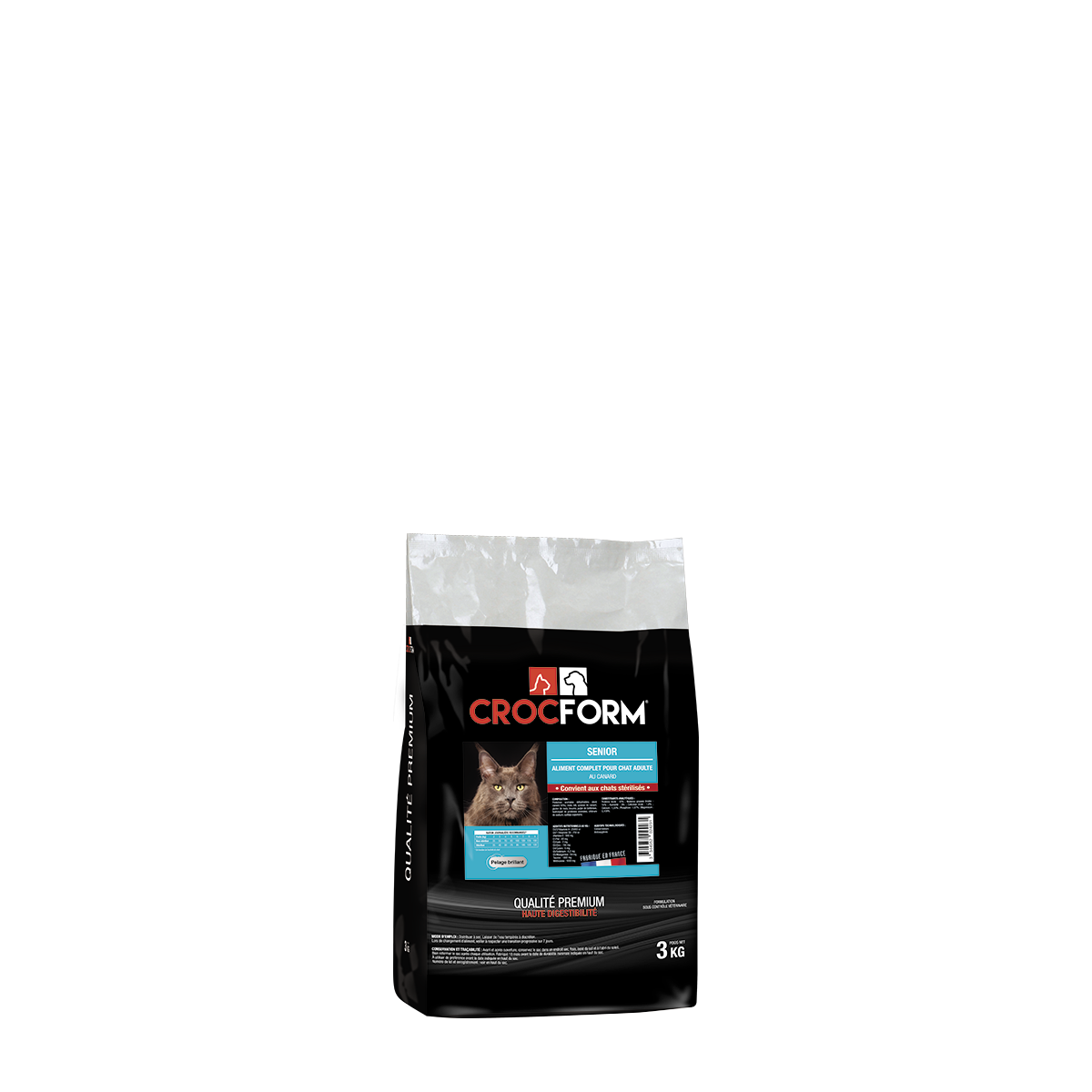 ALIMENT CROQUETTES CROCFORM PREMIUM SENIOR CHAT ALIMENT CROQUETTES CROCFORM PREMIUM SENIOR CHAT