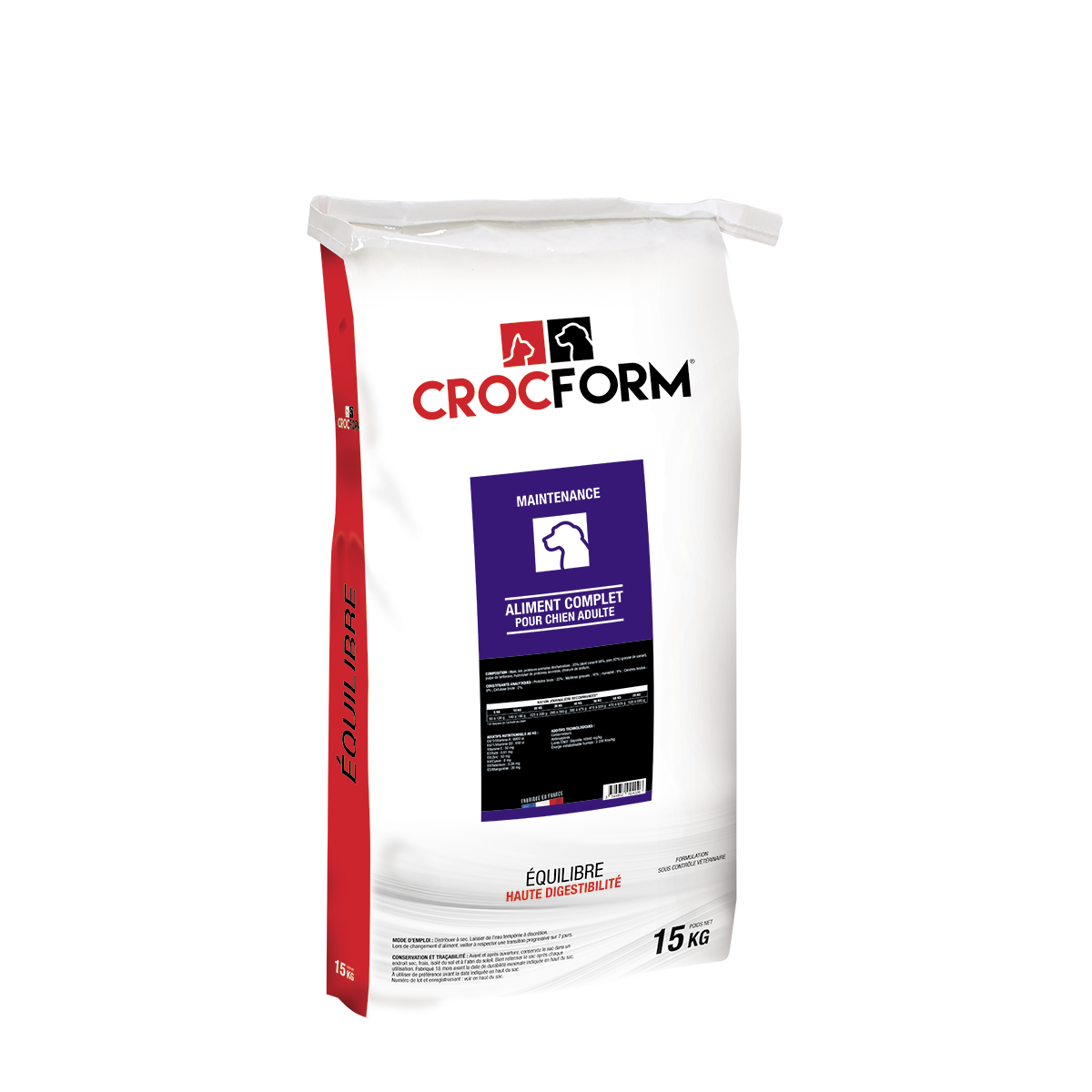 ALIMENT CROQUETTES CROCFORM ÉQUILIBRE MAINTENANCE