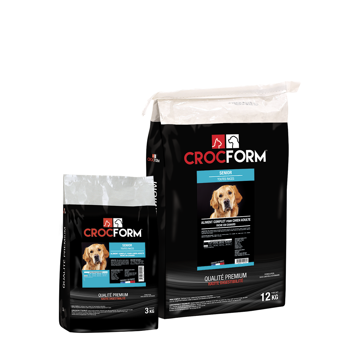 ALIMENT CROQUETTES CHIEN CROCFORM PREMIUM SENIOR
