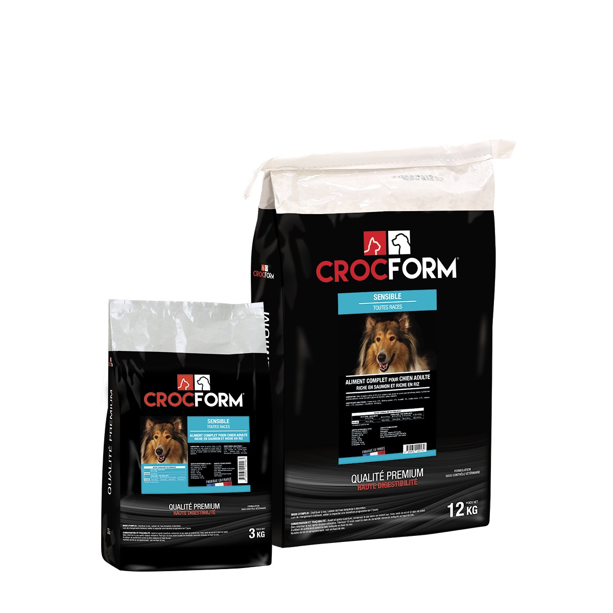 ALIMENT CROQUETTES CHIEN CROCFORM PREMIUM SENSIBLE ALIMENT CROQUETTES CHIEN CROCFORM PREMIUM SENSIBLE